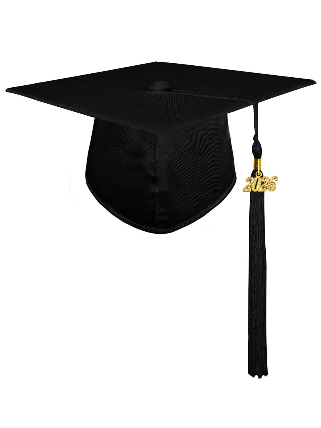 Shiny Graduation Cap and Tassel - 12 Colors Available