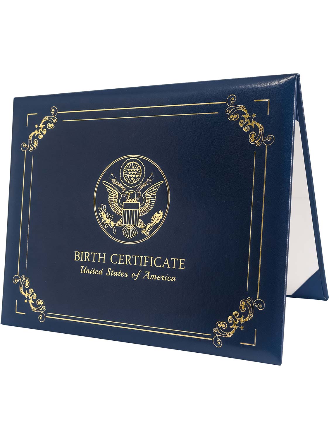 US Birth Certificate Holder Birth Tent Certificate Cover with logo Birth Certificate
