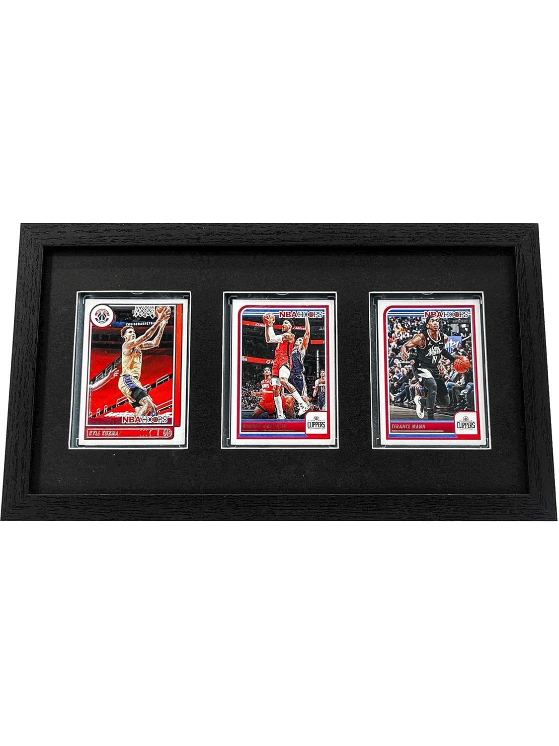 Trading Card Display Frame with Real Glass for Standard Baseball Basketball Football Hocky Cards - 2 Styles Available