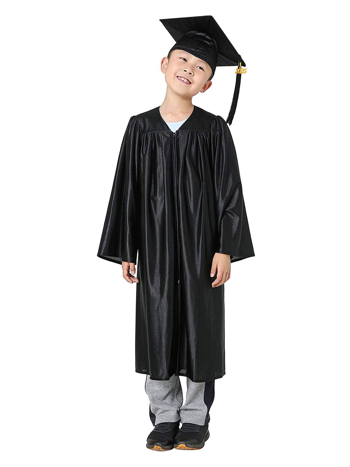 Shiny Kindergarten Cap and Gown Set - 12 Colors Available