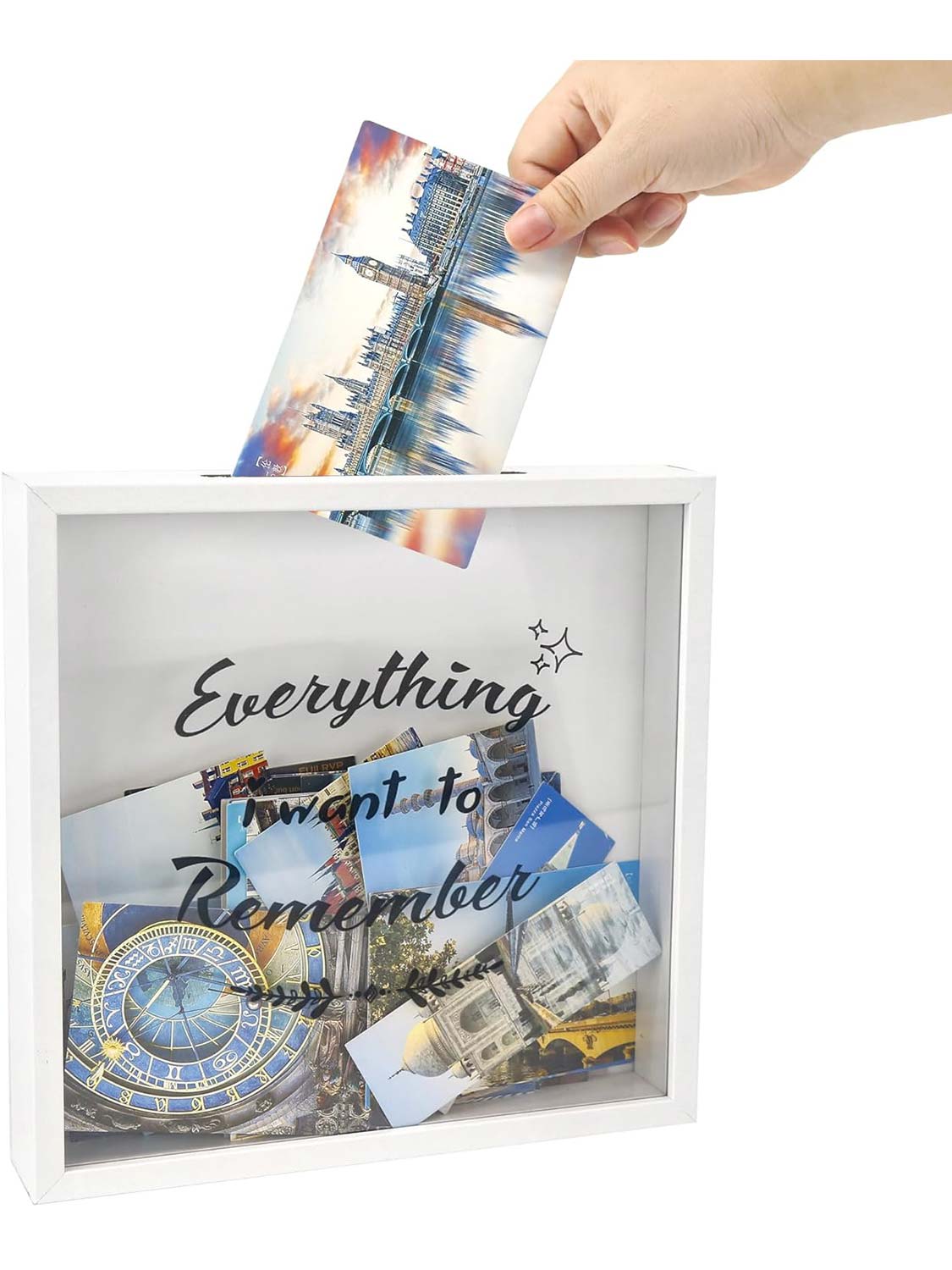 11*11 Travel Adventure Archive Box Ticket Shadow Box with Slot - Various Colors & Styles Available
