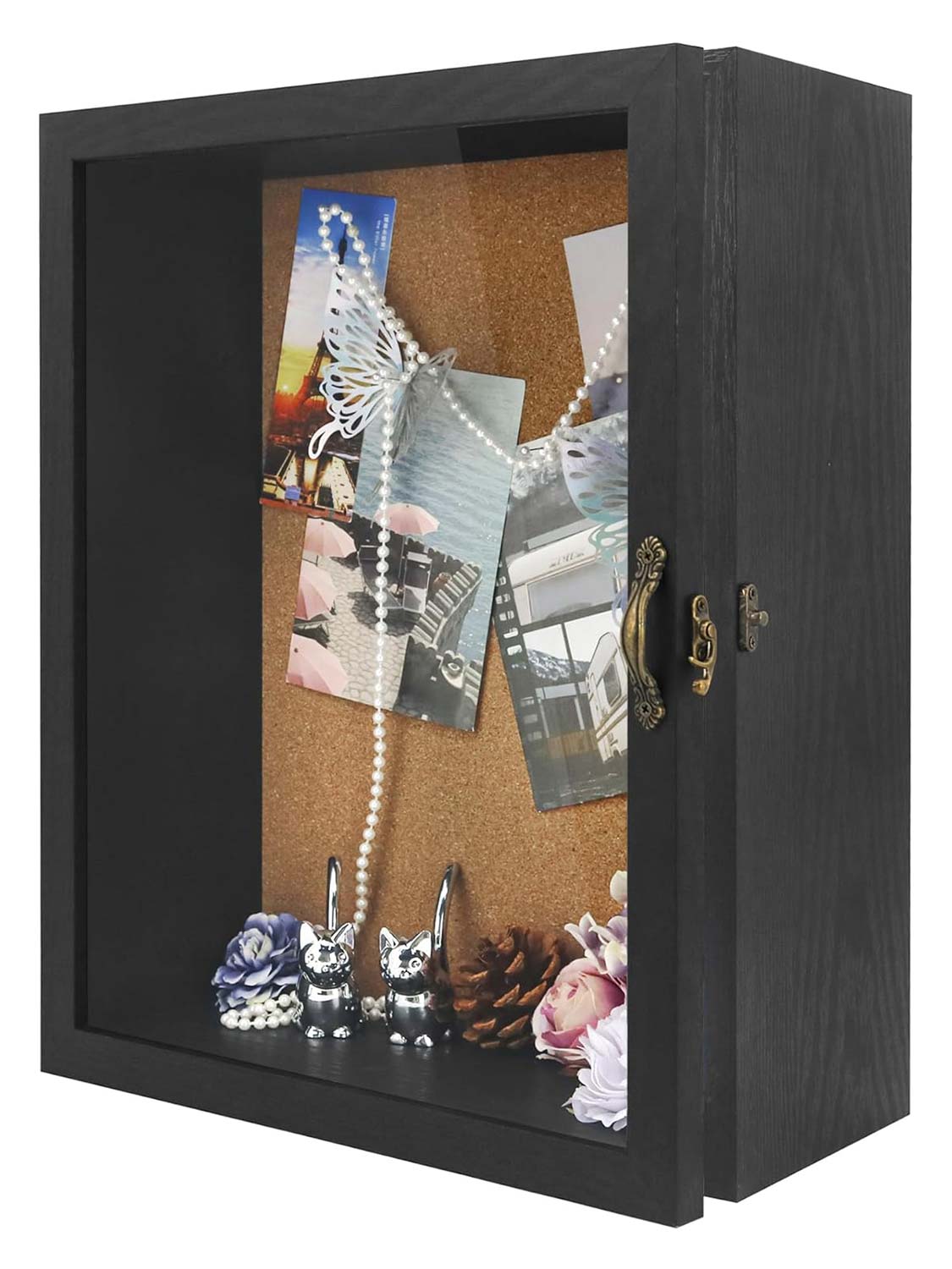 11*14 Shadow Box Frame with Real Glass 5 Inches Depth for Collection - 2 Colors Available