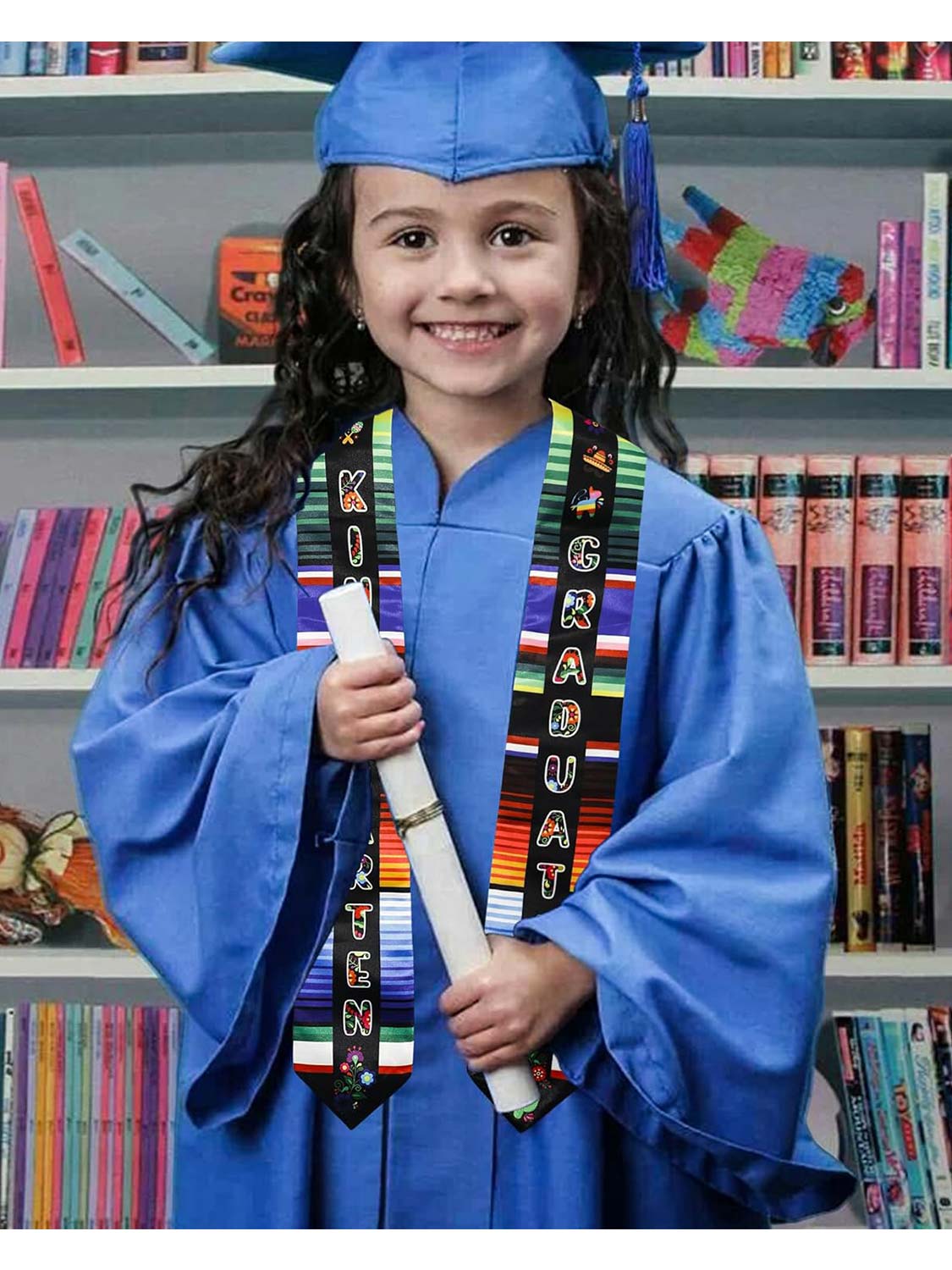 Mexican Preschool Kindergarten Graduation Stole
