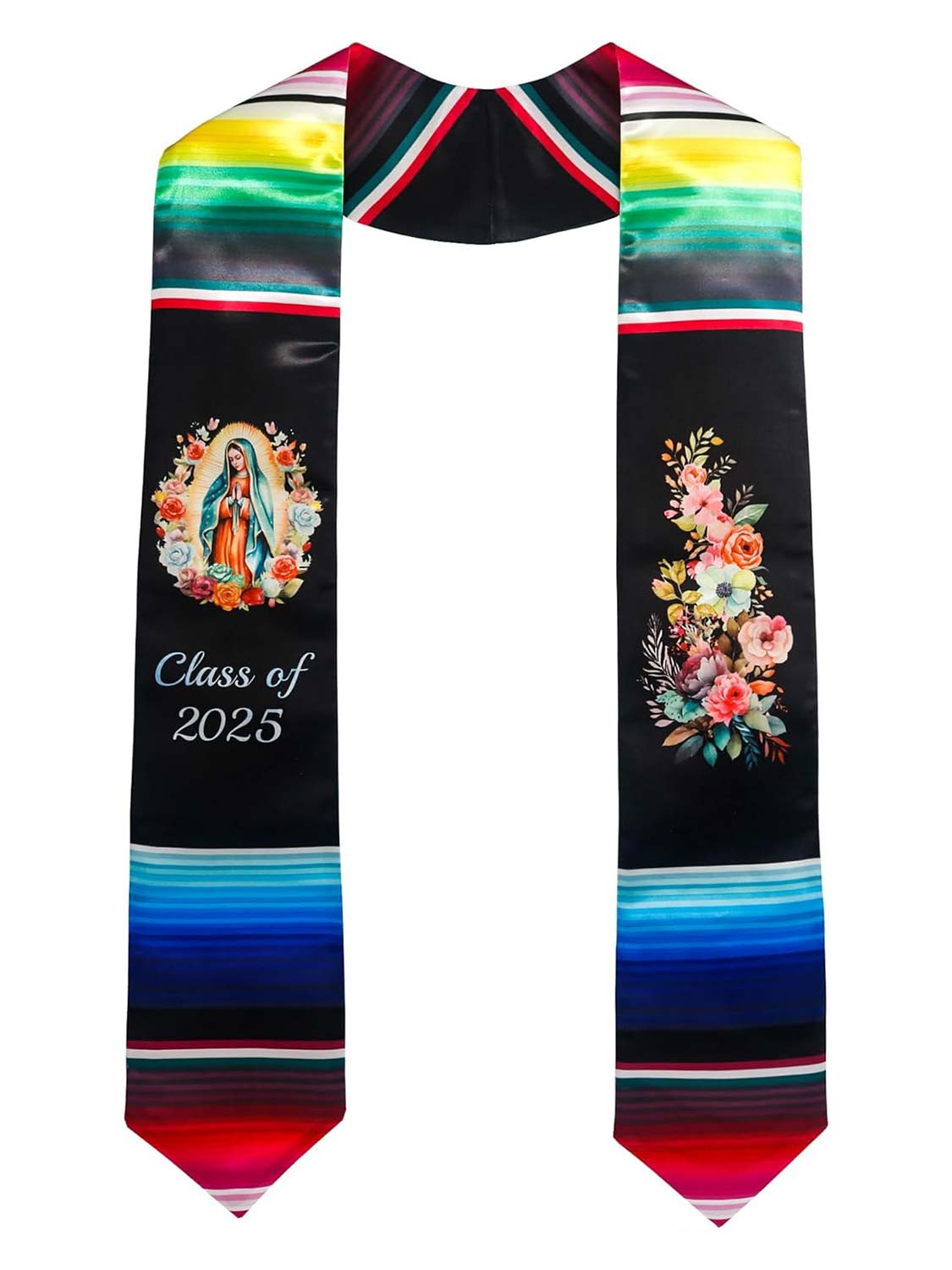 Class of 2025 Mexican Unisex Graduation Stole 72" - 3 Styles Available