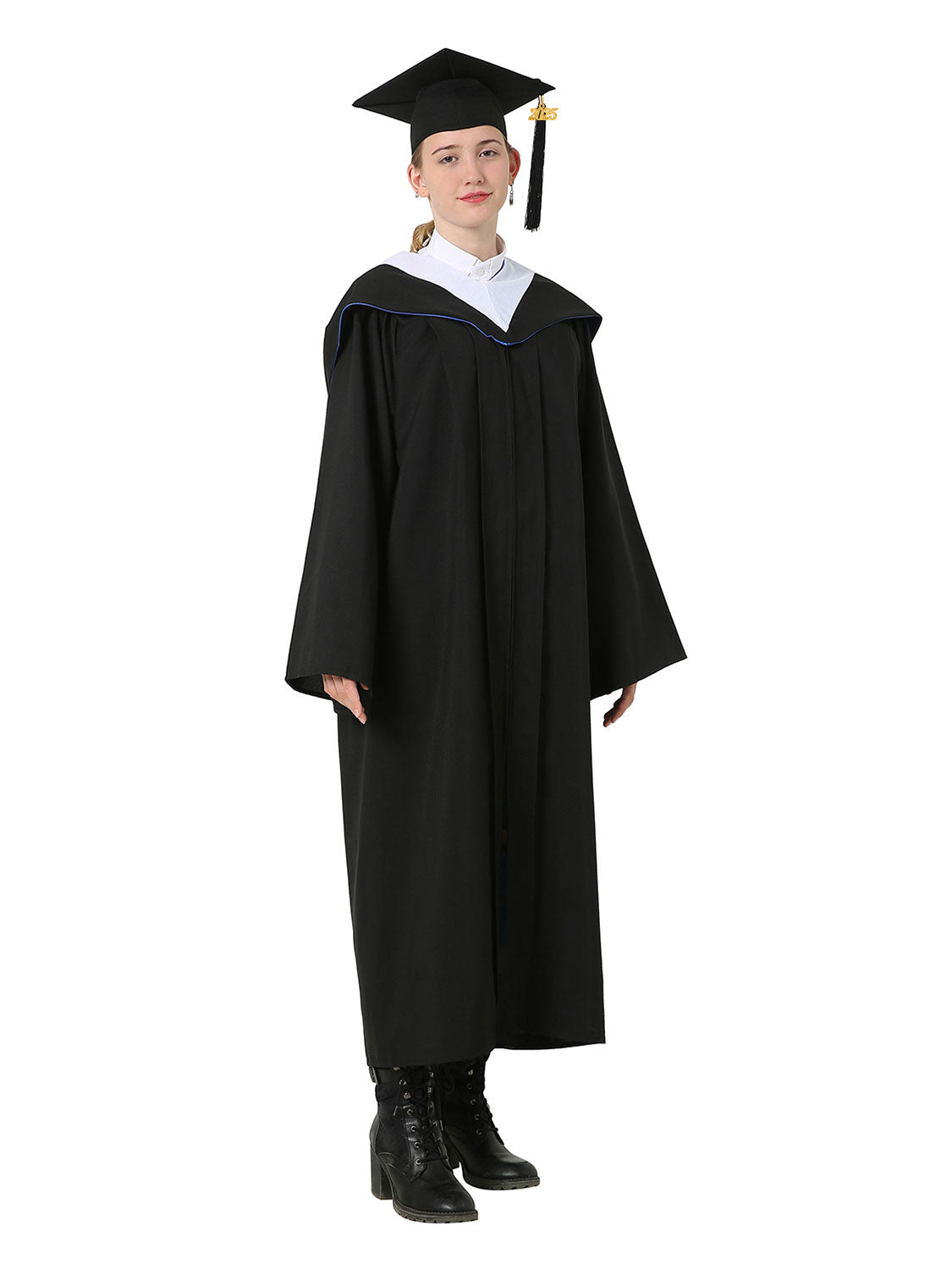 Economy Bachelors Graduation Gown, Cap and Hood Set