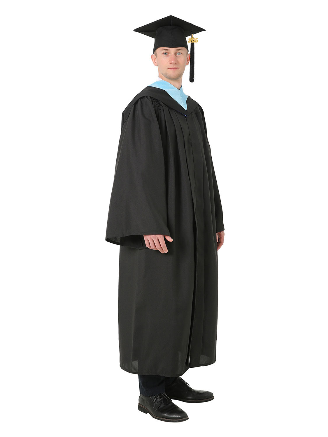 Deluxe Bachelors Graduation Gown, Cap and Hood Set