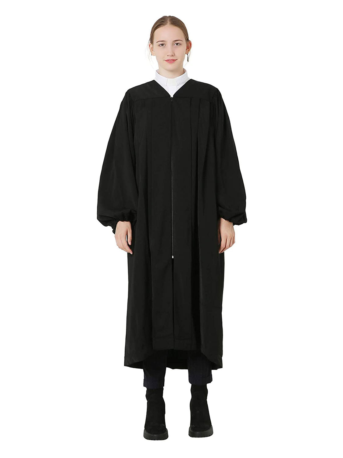 Unisex Premium Adult Black Baptismal Robe