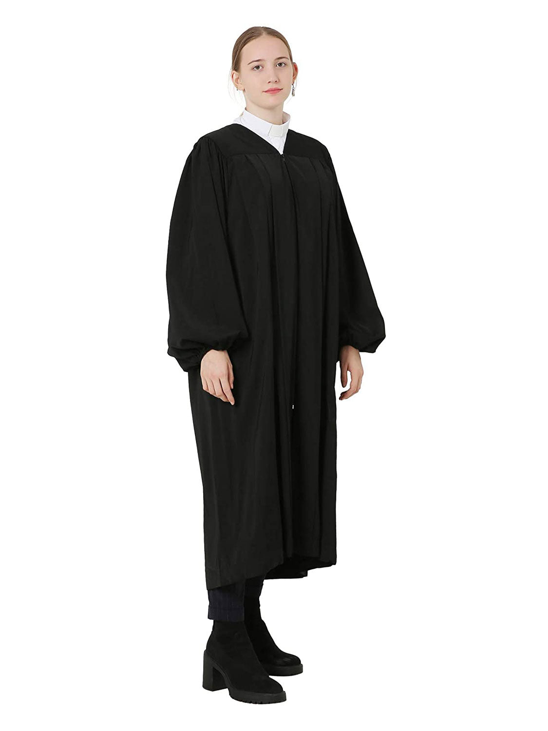 Unisex Premium Adult Black Baptismal Robe