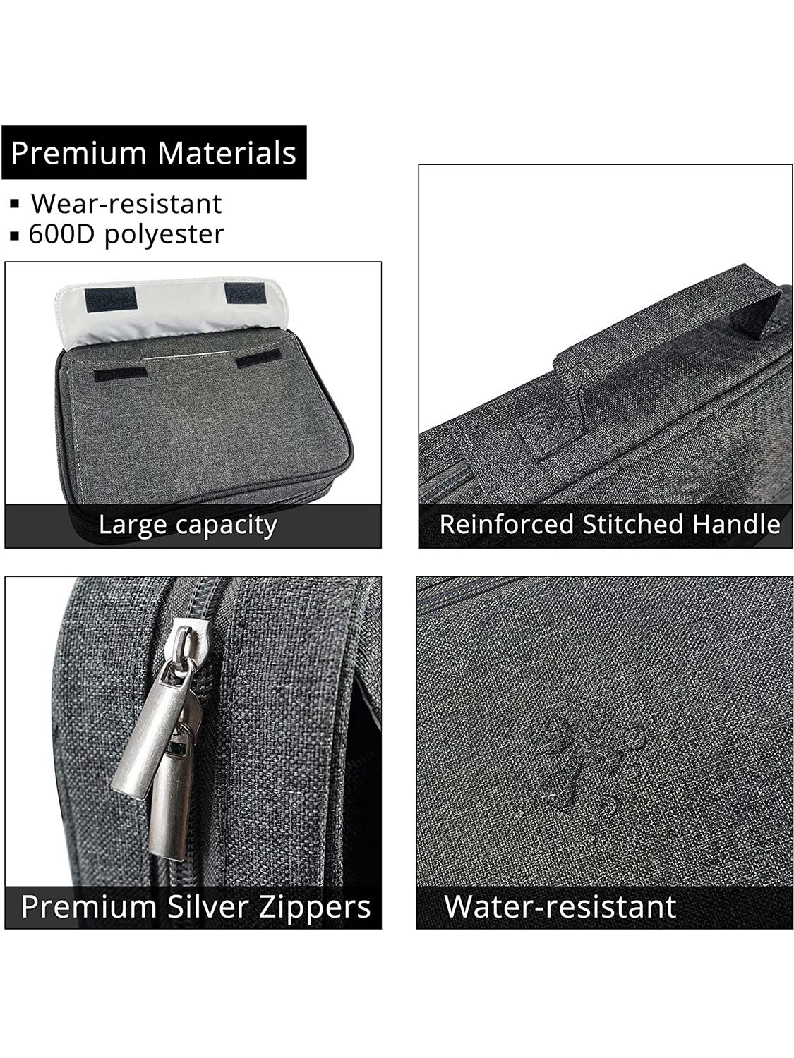 Durable Polyester with Handle and Zipper Bible Carrying Bag