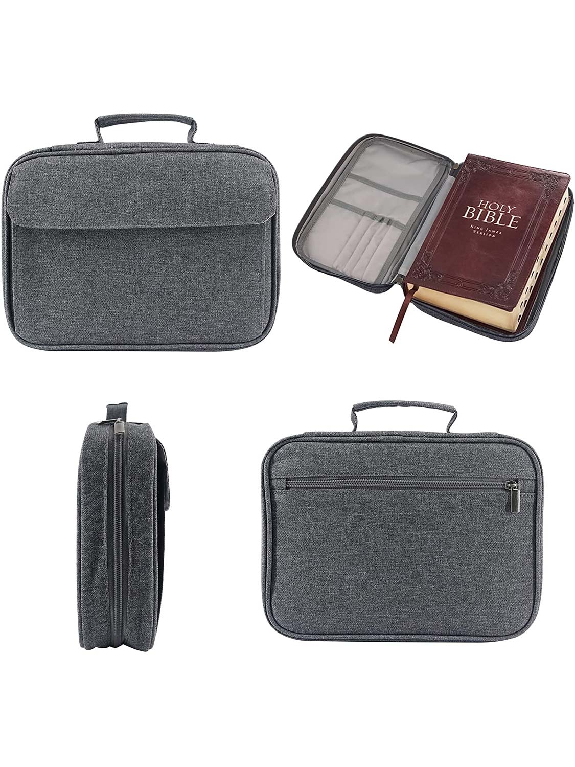 Durable Polyester with Handle and Zipper Bible Carrying Bag