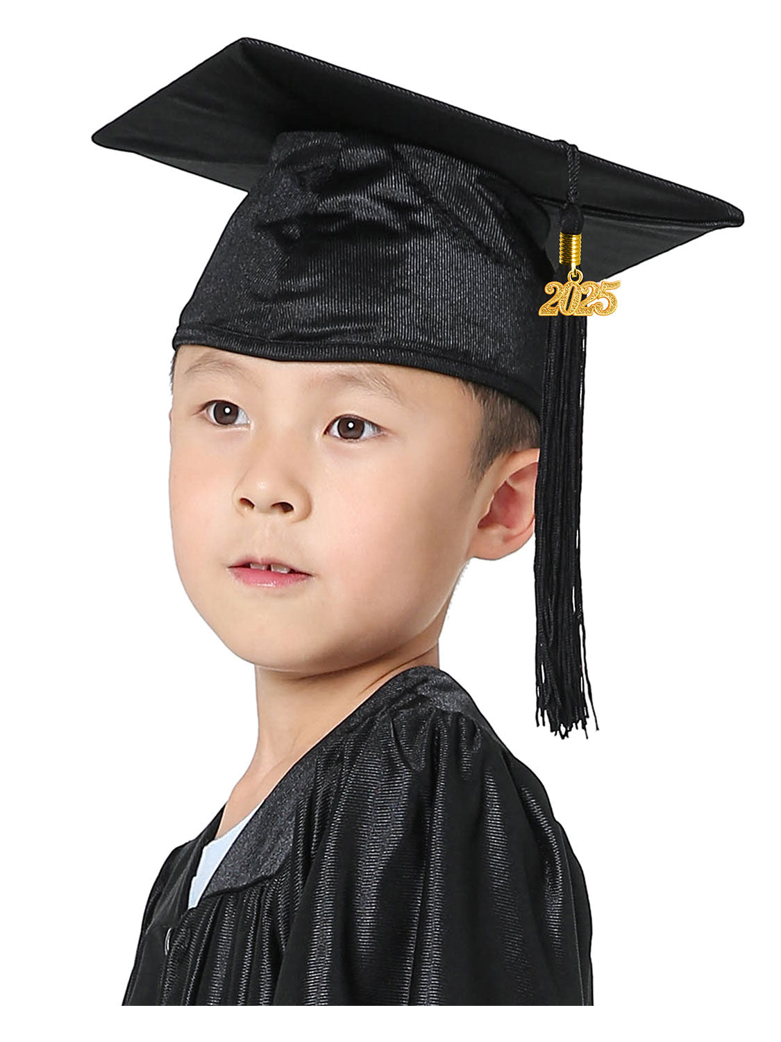 Shiny Kindergarten Cap and Tassel - 12 Colors Available