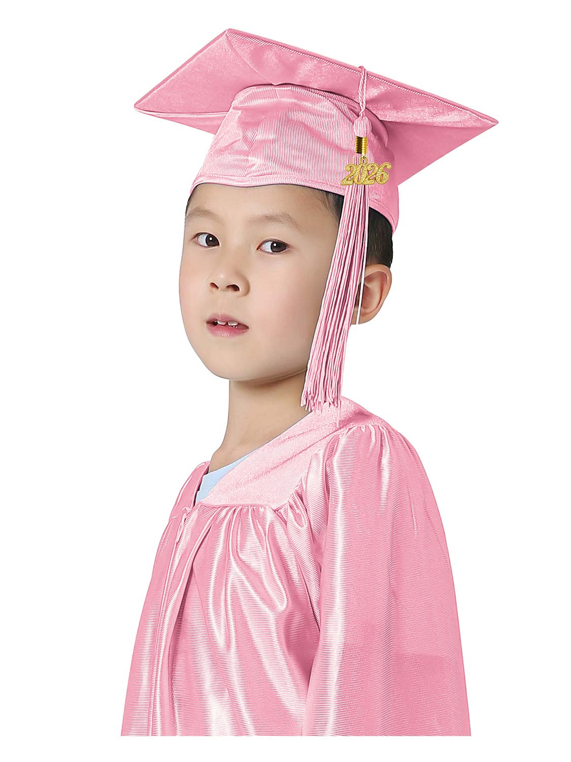 Shiny Kindergarten Cap and Tassel - 12 Colors Available