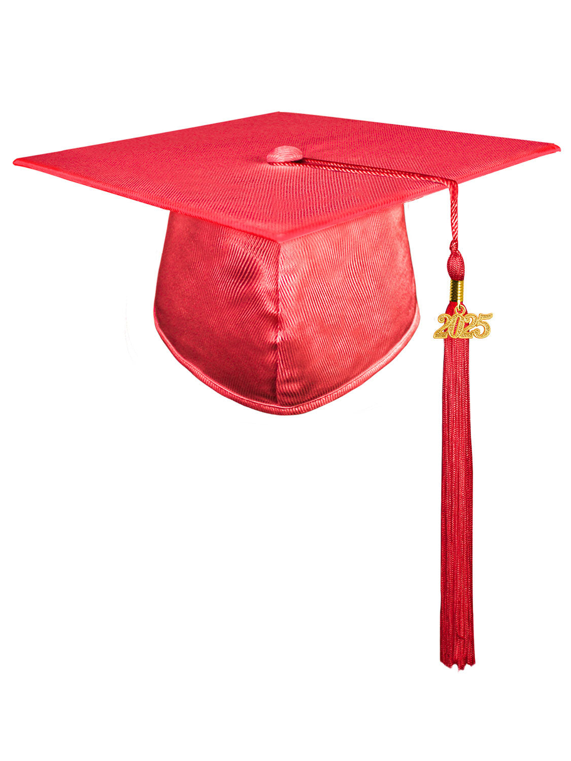 Shiny Kindergarten Cap and Tassel - 12 Colors Available