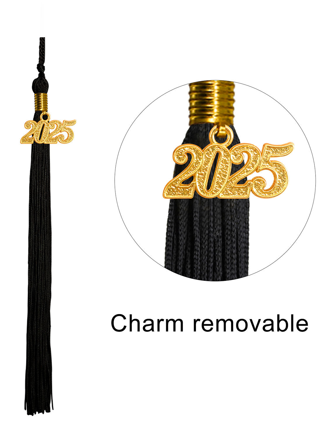 Shiny Graduation Cap and Tassel - 12 Colors Available