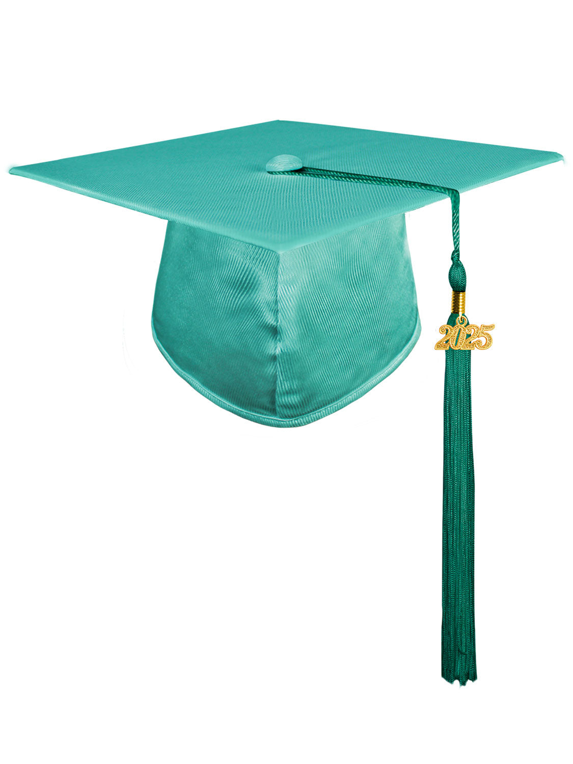 Shiny Graduation Cap and Tassel - 12 Colors Available