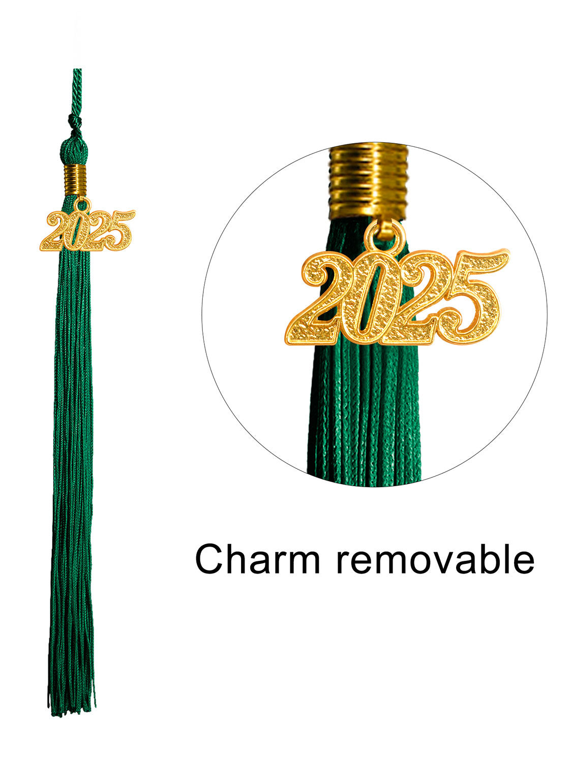 Shiny Graduation Cap and Tassel - 12 Colors Available