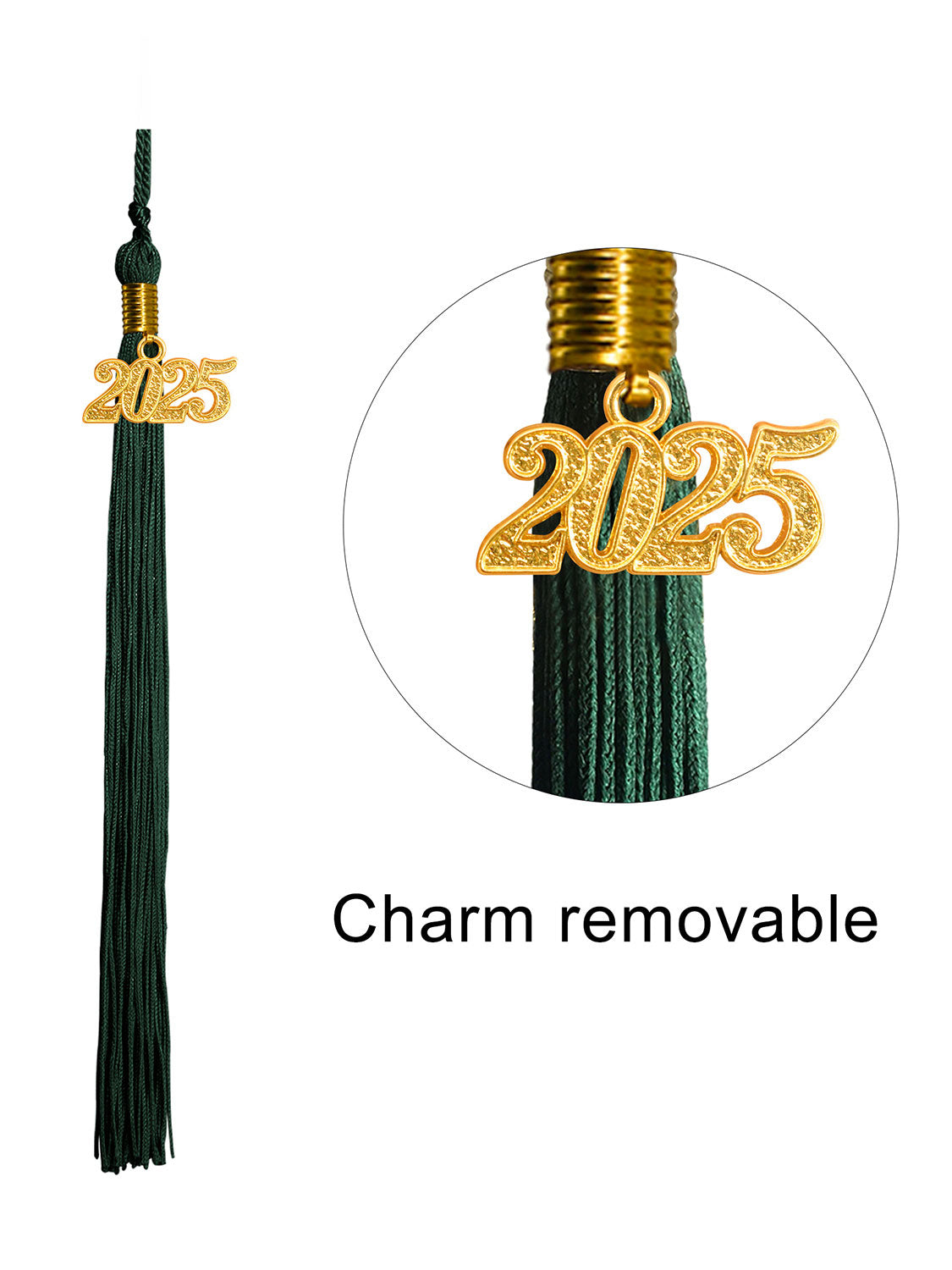 Shiny Graduation Cap and Tassel - 12 Colors Available