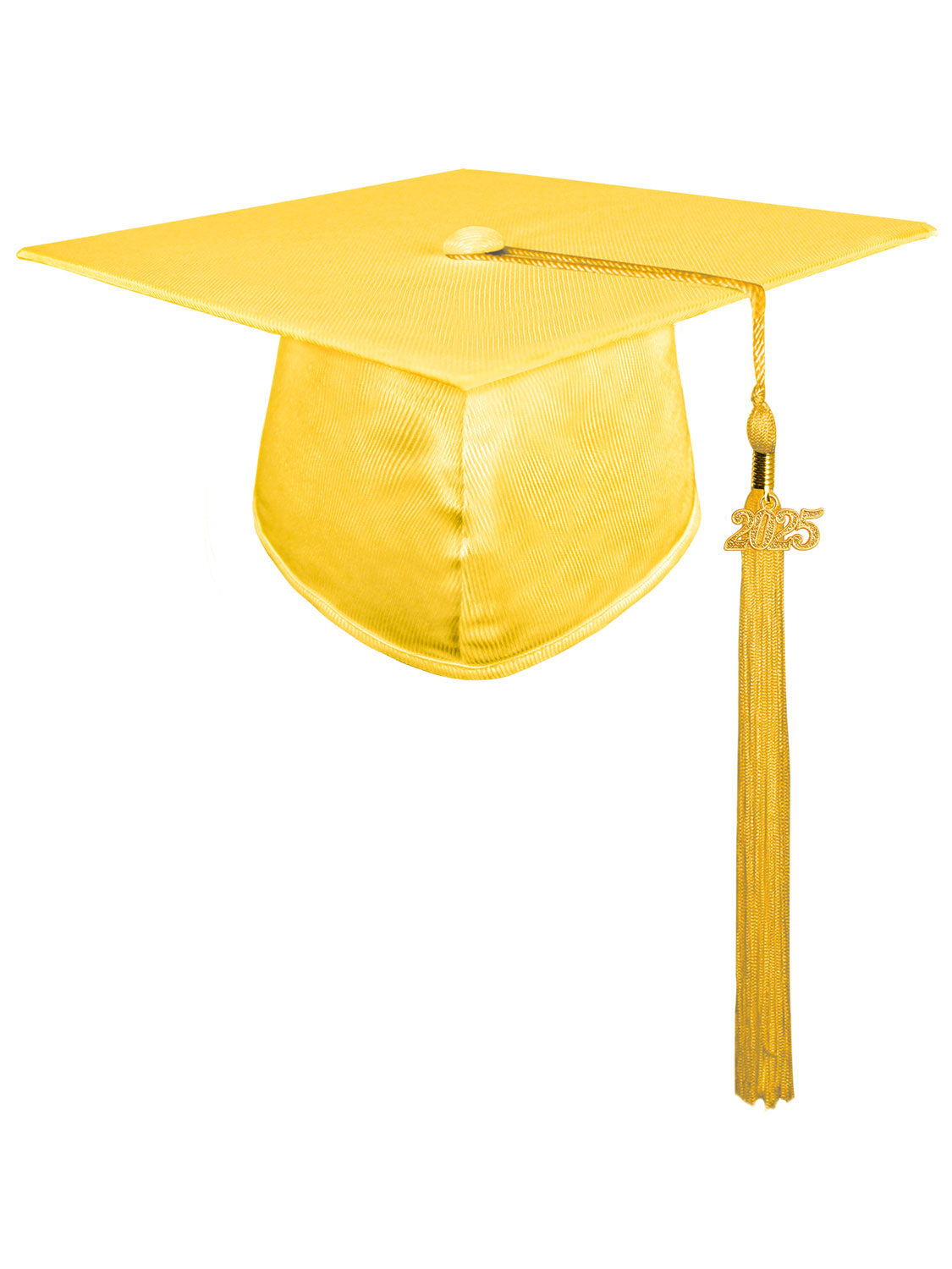 Shiny Graduation Cap and Tassel - 12 Colors Available