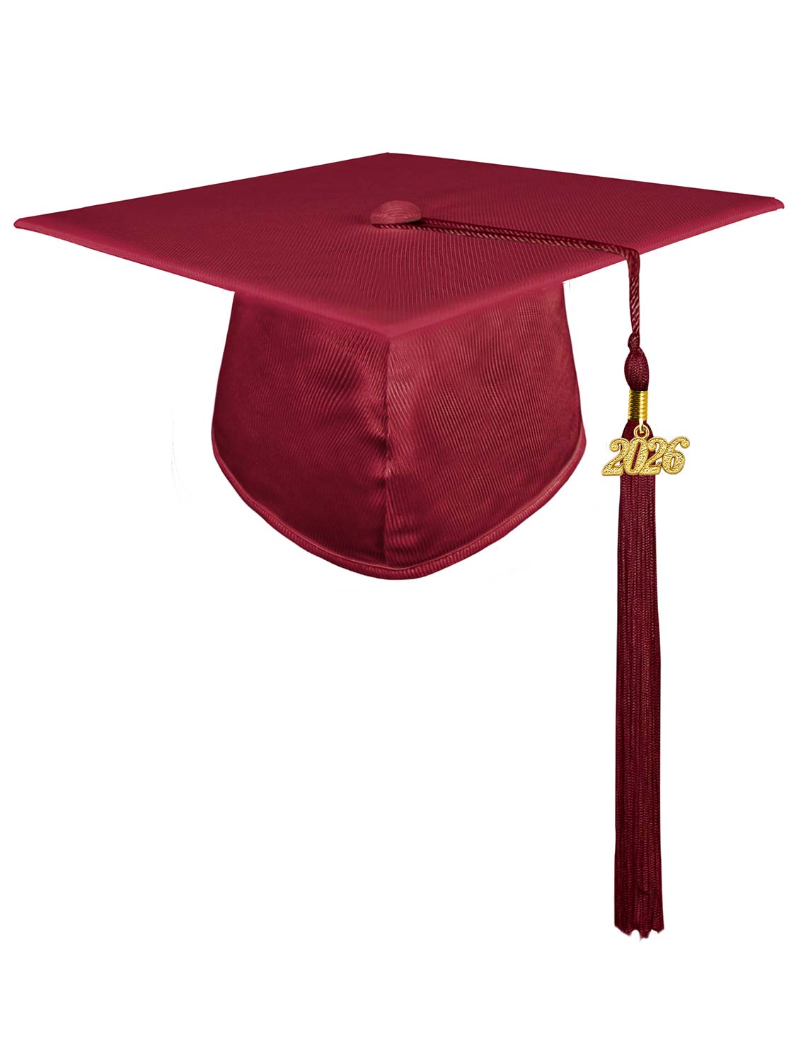 Shiny Graduation Cap and Tassel - 12 Colors Available