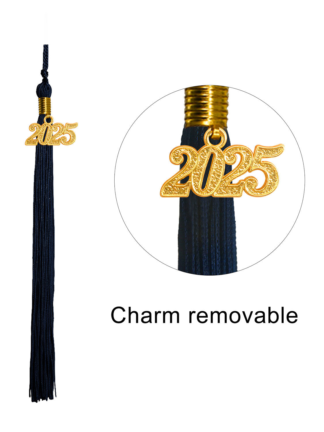 Shiny Graduation Cap and Tassel - 12 Colors Available