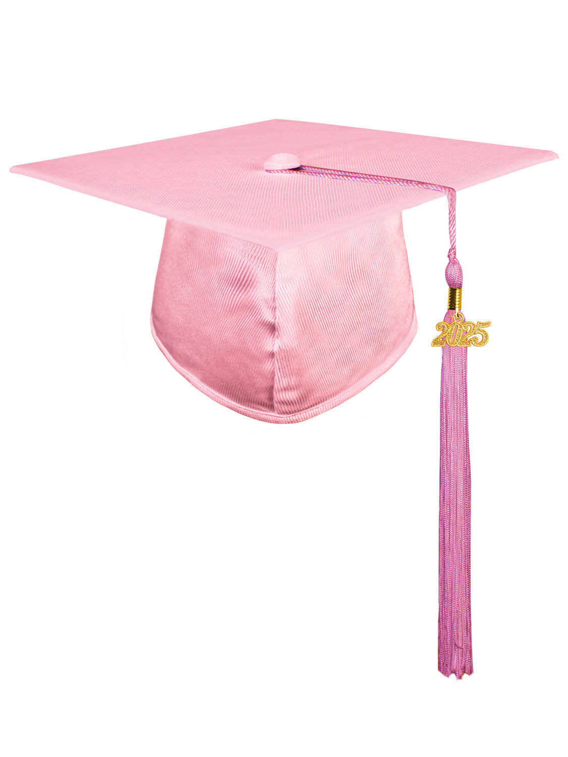 Shiny Graduation Cap and Tassel - 12 Colors Available