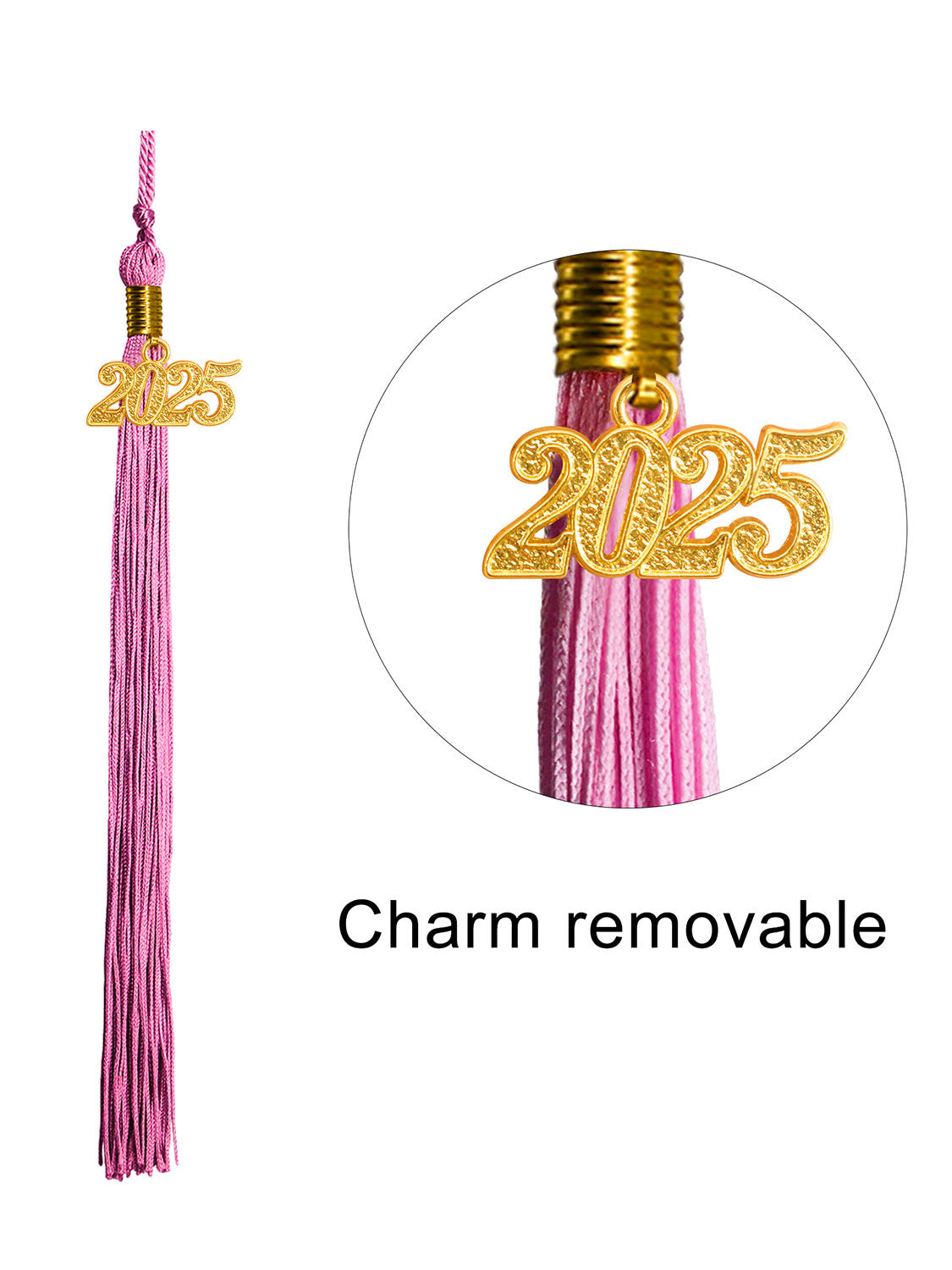 Shiny Graduation Cap and Tassel - 12 Colors Available