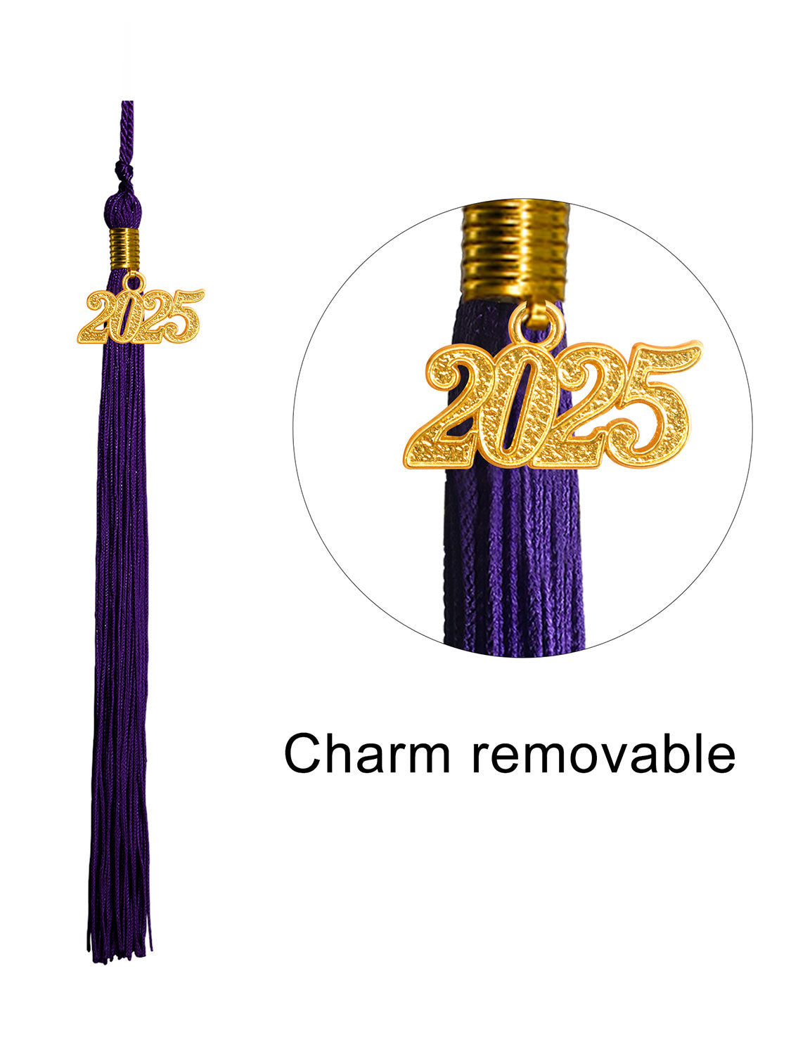 Shiny Graduation Cap and Tassel - 12 Colors Available