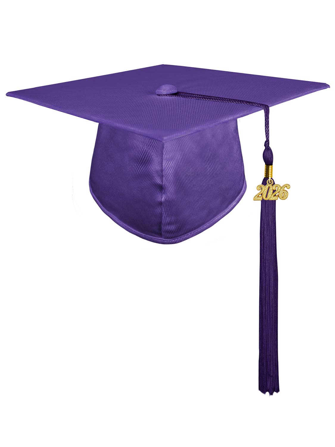 Shiny Graduation Cap and Tassel - 12 Colors Available