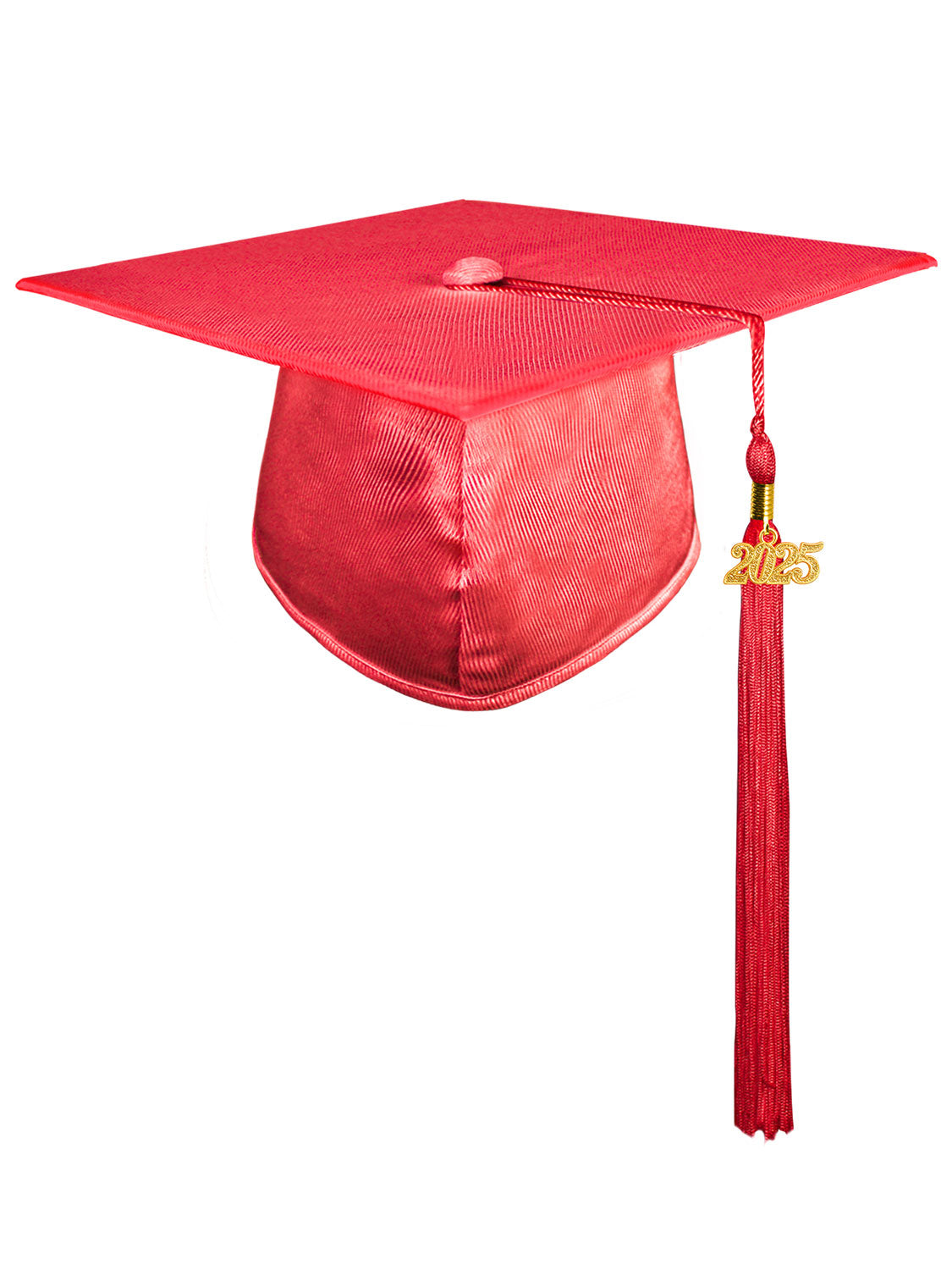 Shiny Graduation Cap and Tassel - 12 Colors Available