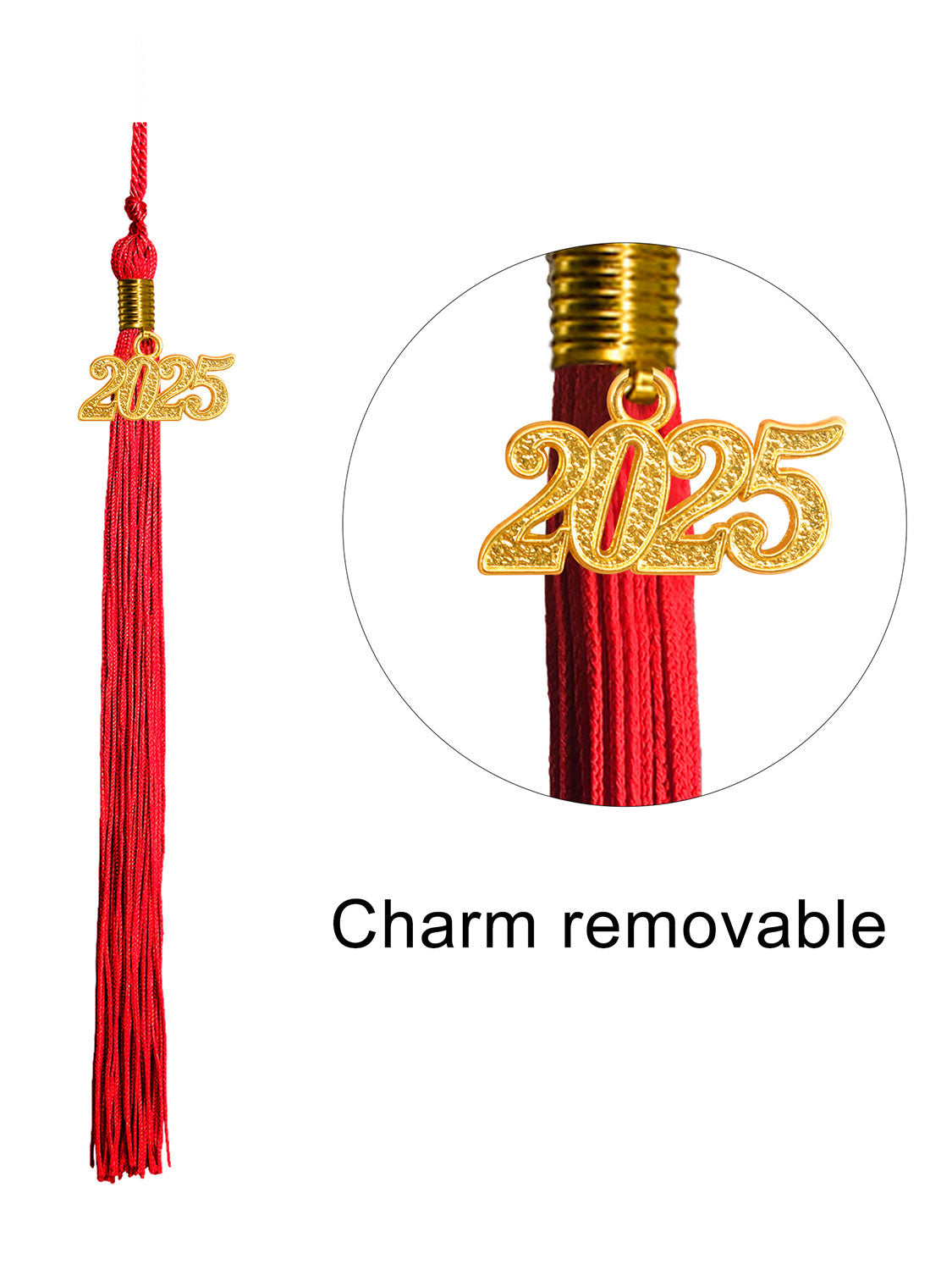 Shiny Graduation Cap and Tassel - 12 Colors Available