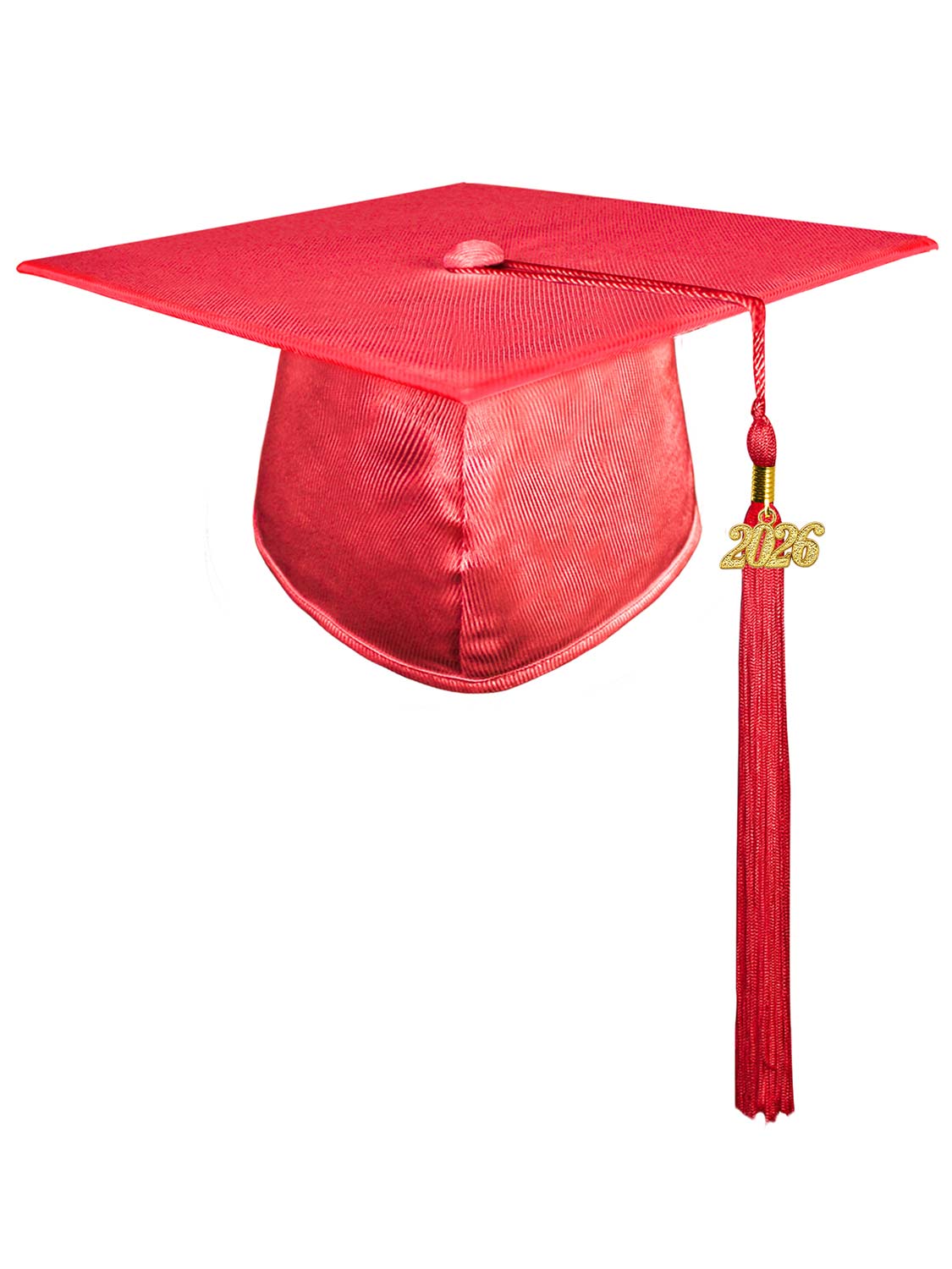 Shiny Graduation Cap and Tassel - 12 Colors Available