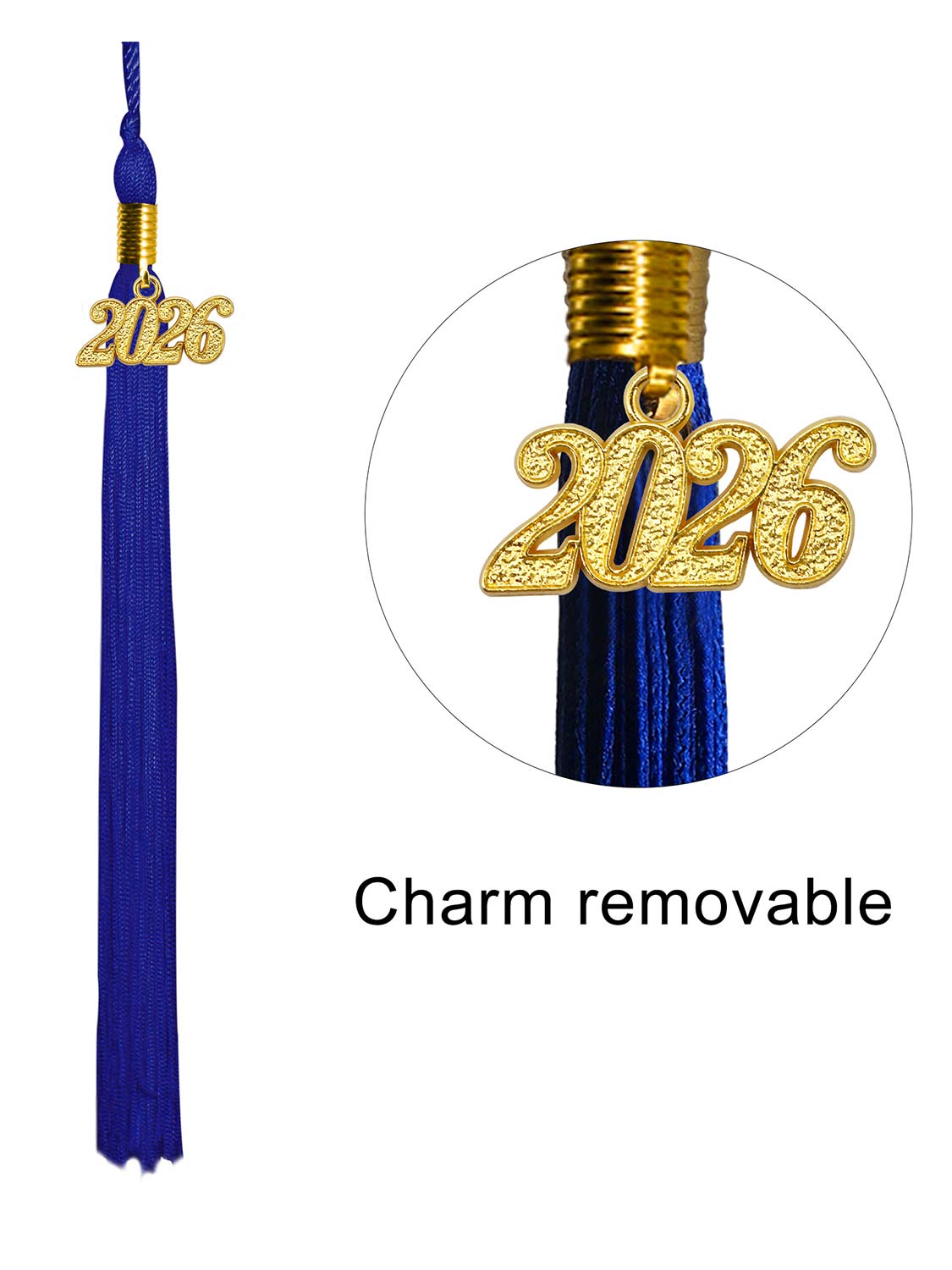 Shiny Graduation Cap and Tassel - 12 Colors Available