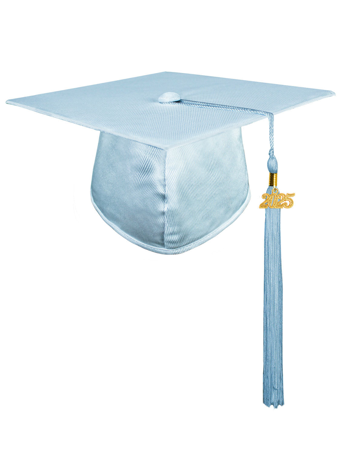 Shiny Graduation Cap and Tassel - 12 Colors Available