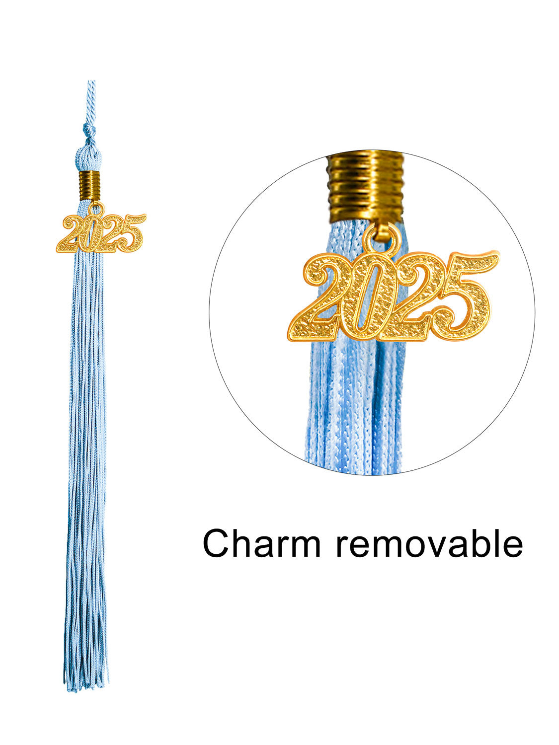 Shiny Graduation Cap and Tassel - 12 Colors Available