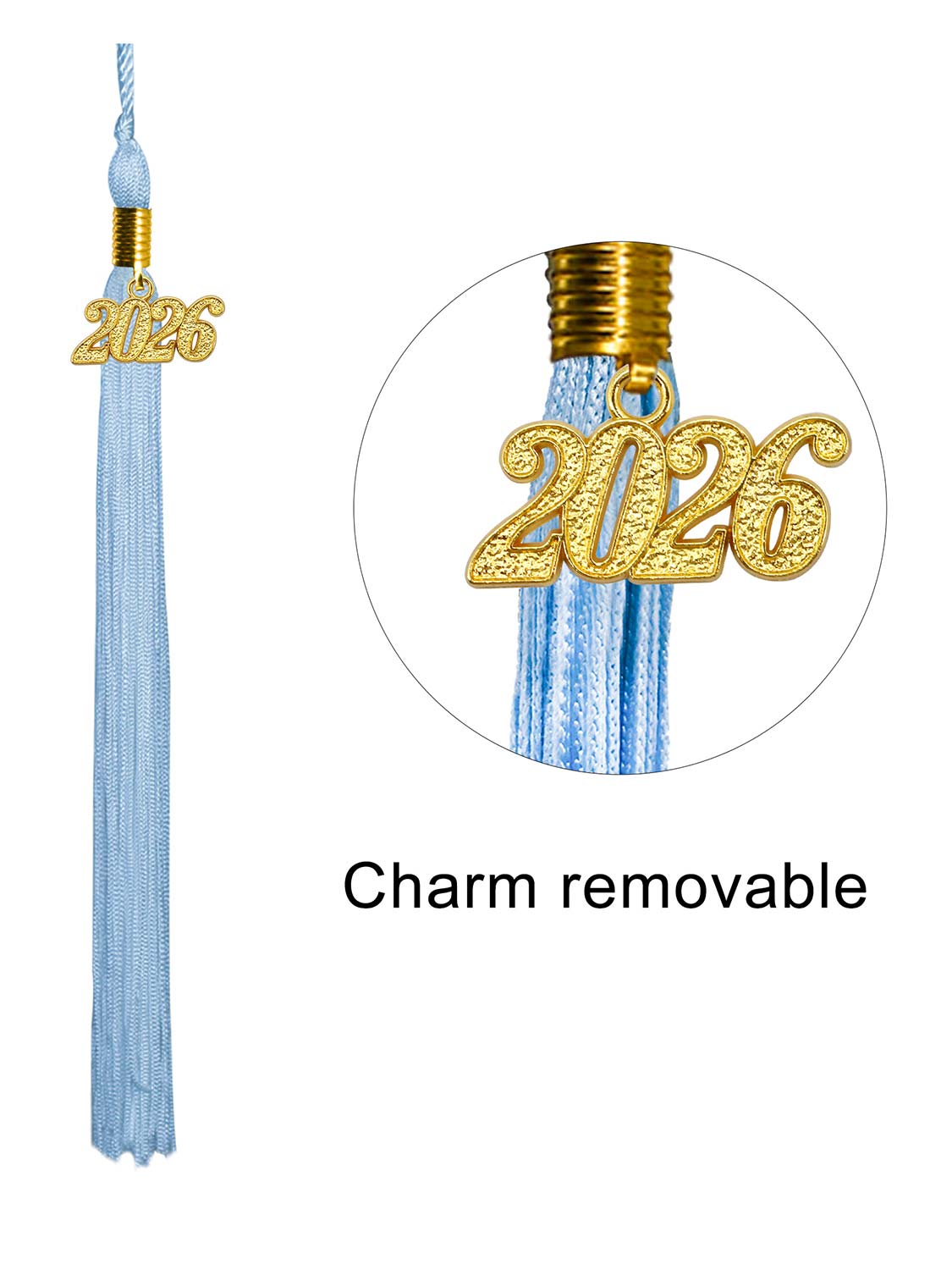 Shiny Graduation Cap and Tassel - 12 Colors Available