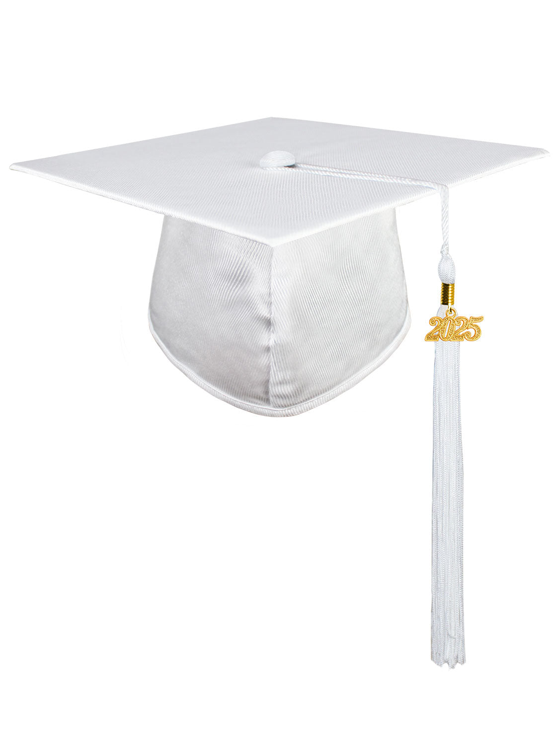 Shiny Graduation Cap and Tassel - 12 Colors Available