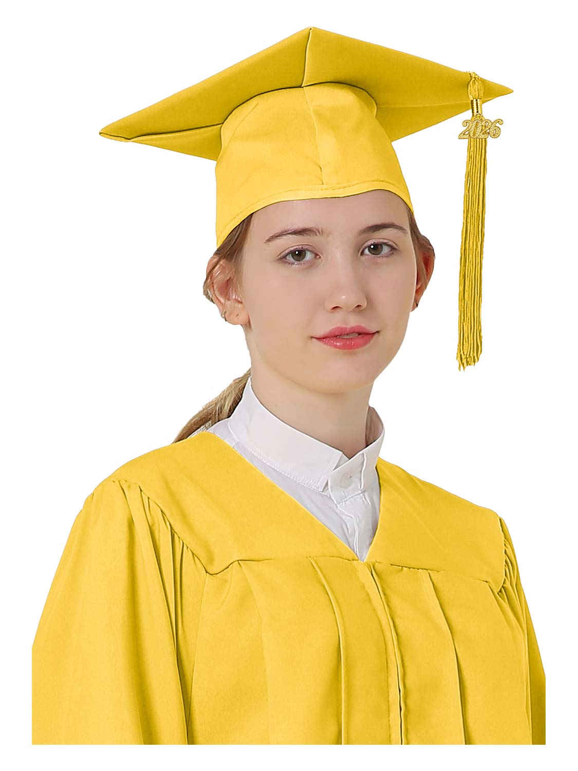 Matte Graduation Cap and Tassel - 12 Colors Available