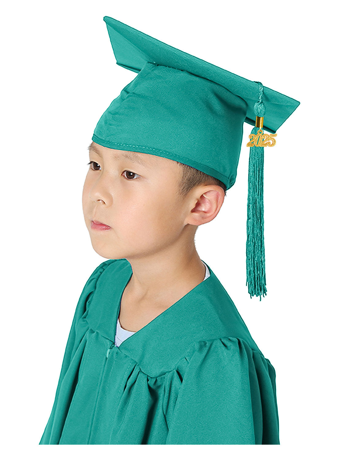 Matte Kindergarten Cap and Tassel - 12 Colors Available