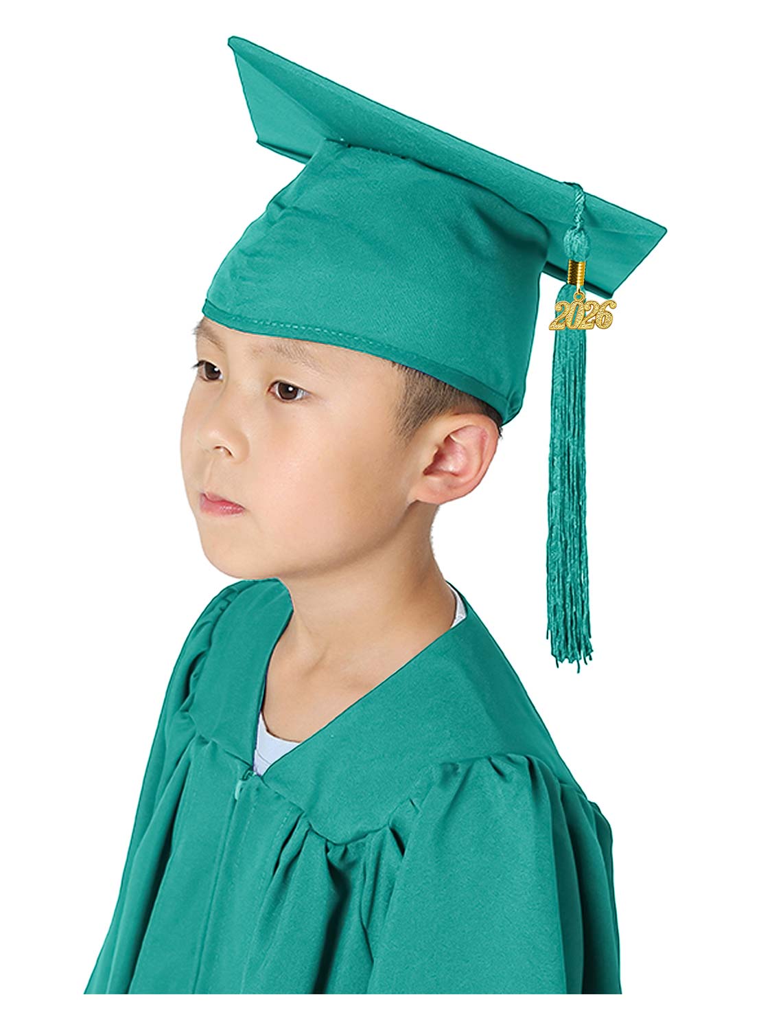 Matte Kindergarten Cap and Tassel - 12 Colors Available