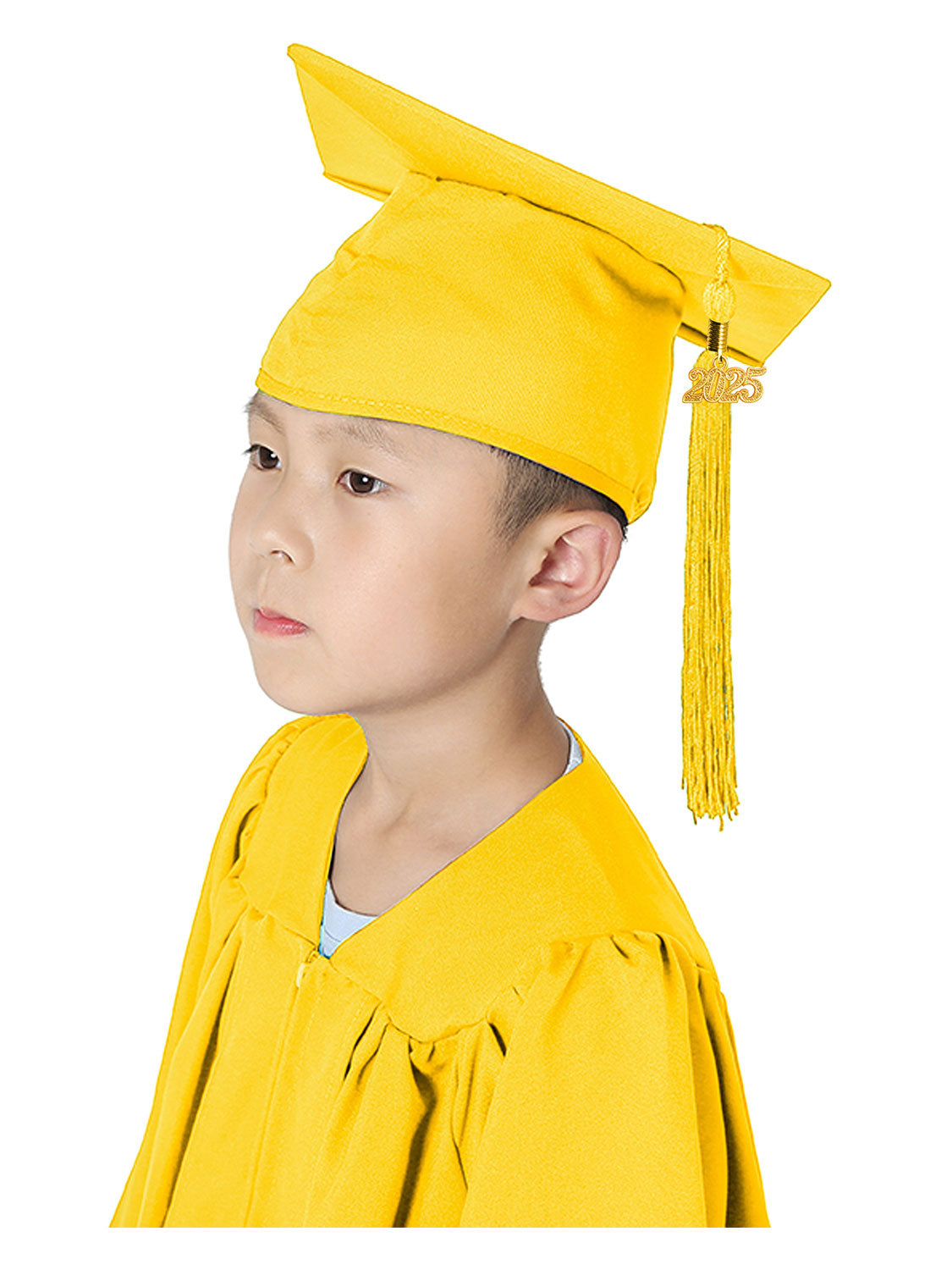 Matte Kindergarten Cap and Tassel - 12 Colors Available