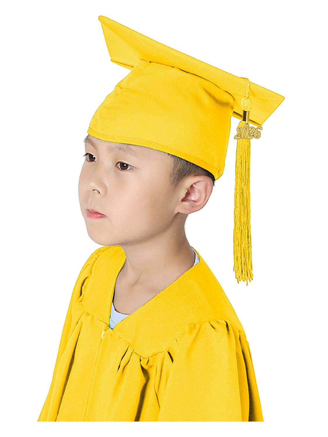 Matte Kindergarten Cap and Tassel - 12 Colors Available