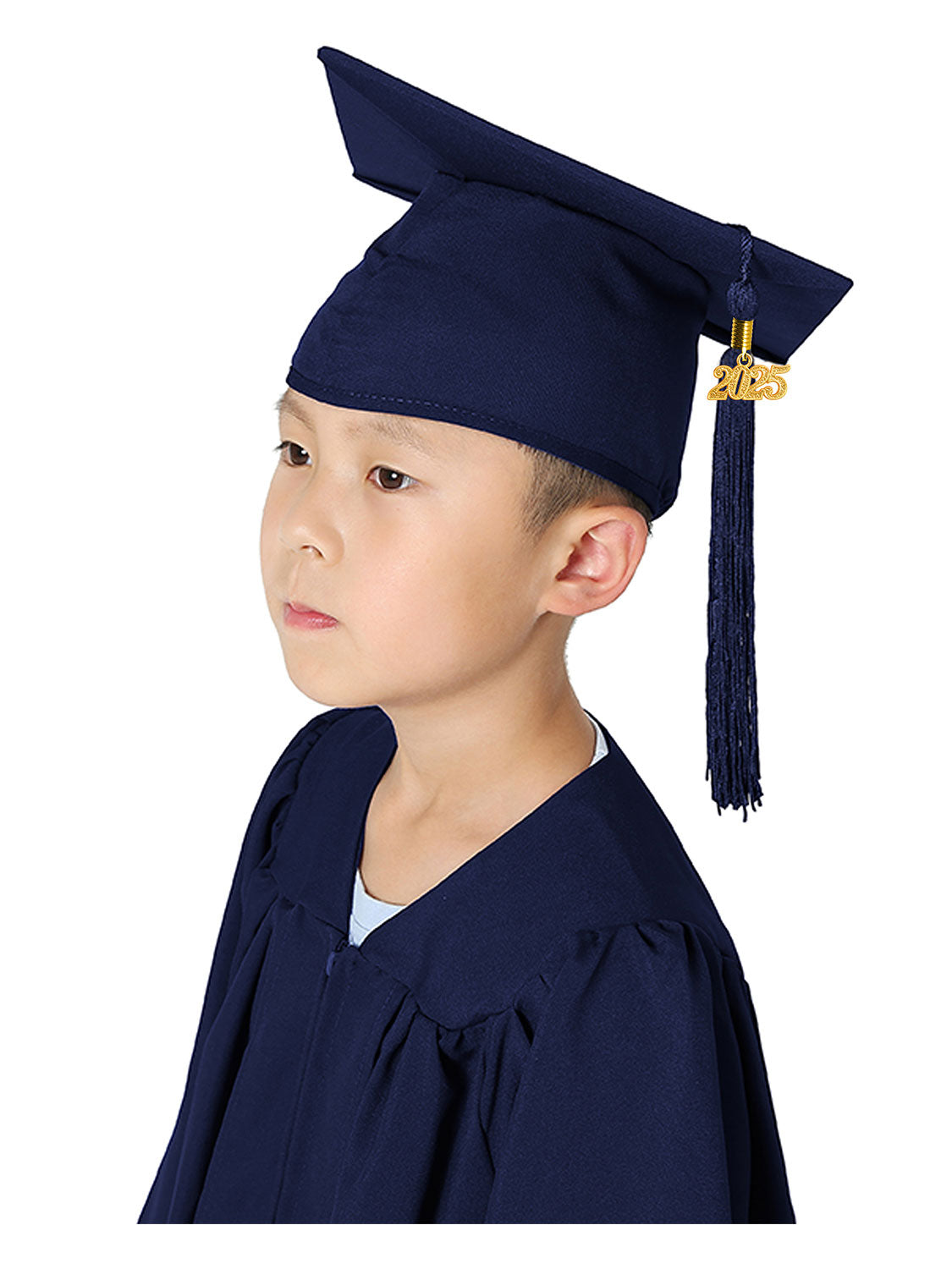 Matte Kindergarten Cap and Tassel - 12 Colors Available