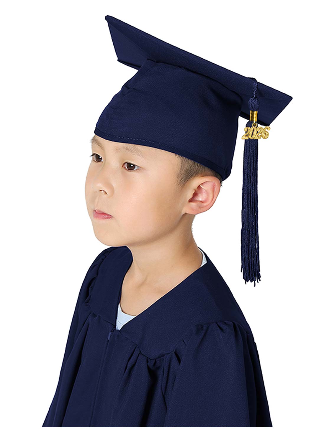 Matte Kindergarten Cap and Tassel - 12 Colors Available