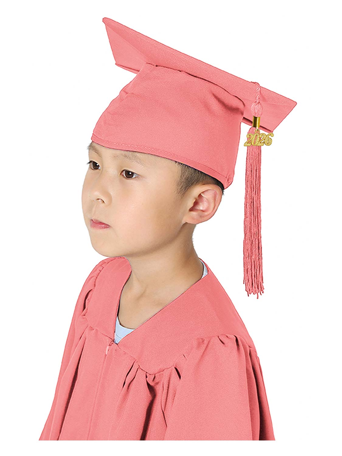 Matte Kindergarten Cap and Tassel - 12 Colors Available