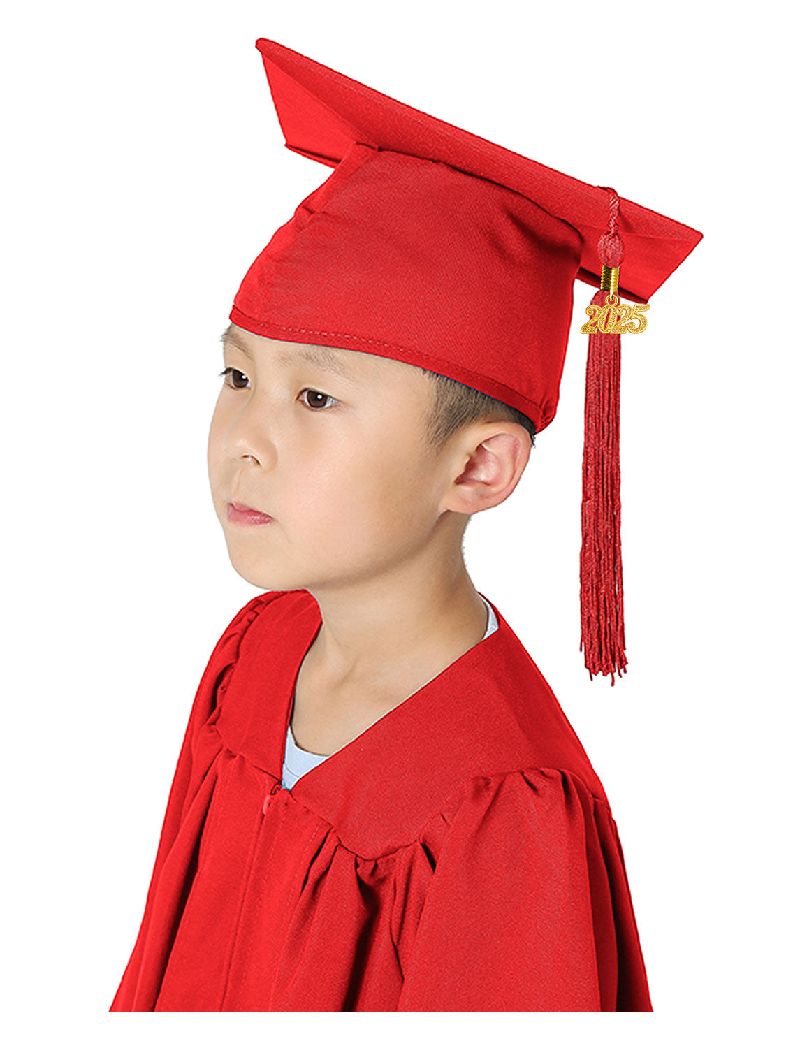 Matte Kindergarten Cap and Tassel - 12 Colors Available