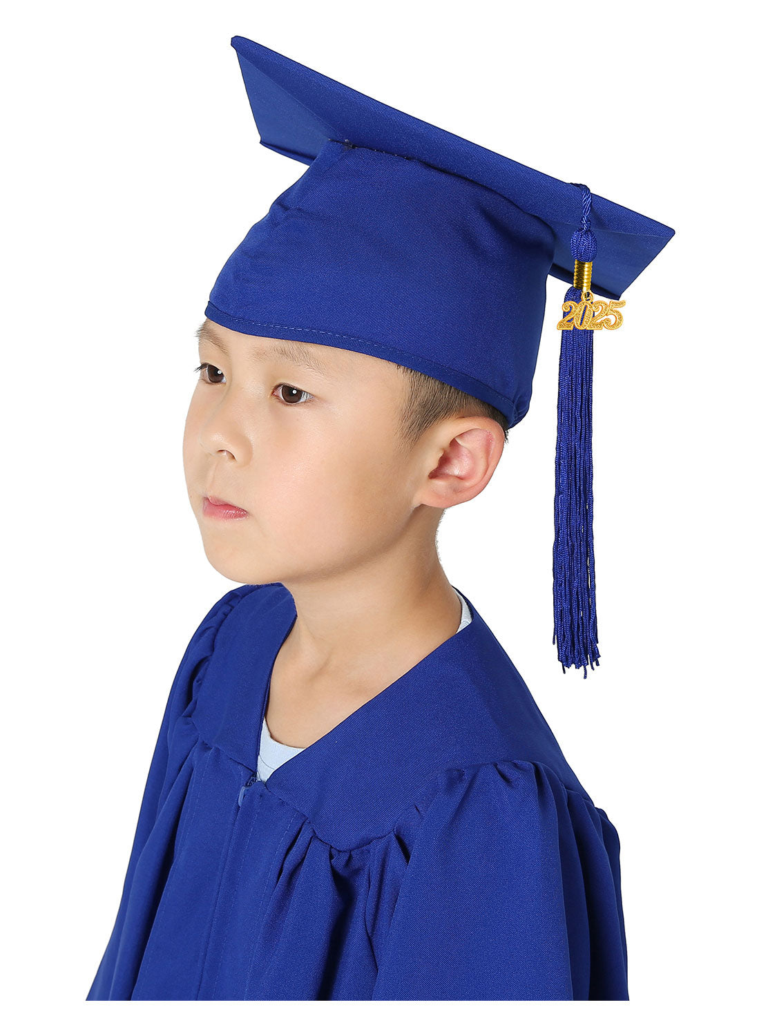 Matte Kindergarten Cap and Tassel - 12 Colors Available