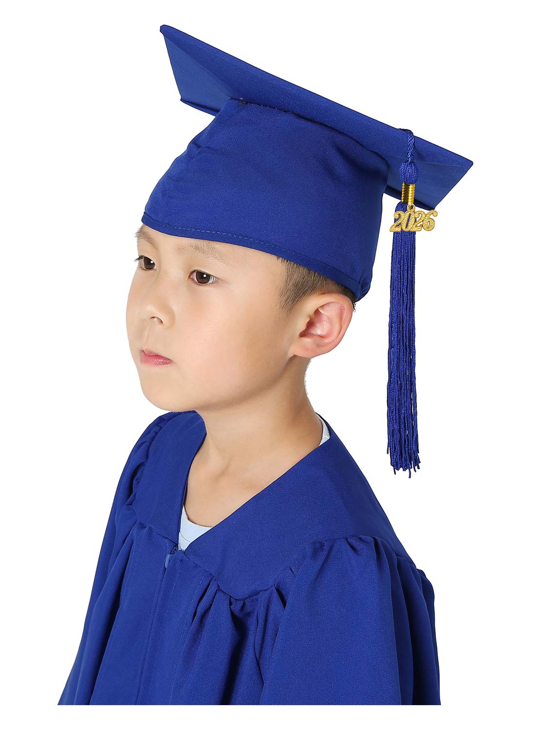 Matte Kindergarten Cap and Tassel - 12 Colors Available