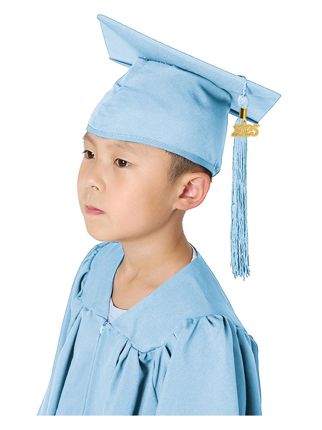 Matte Kindergarten Cap and Tassel - 12 Colors Available