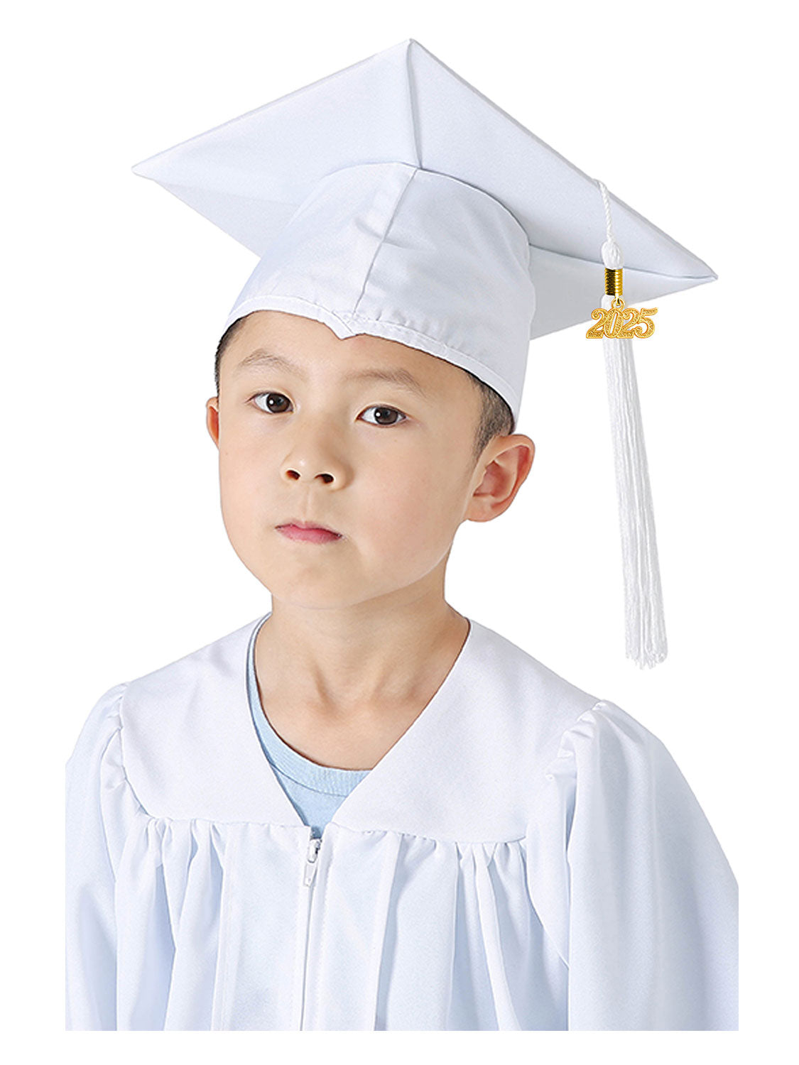 Matte Kindergarten Cap and Tassel - 12 Colors Available