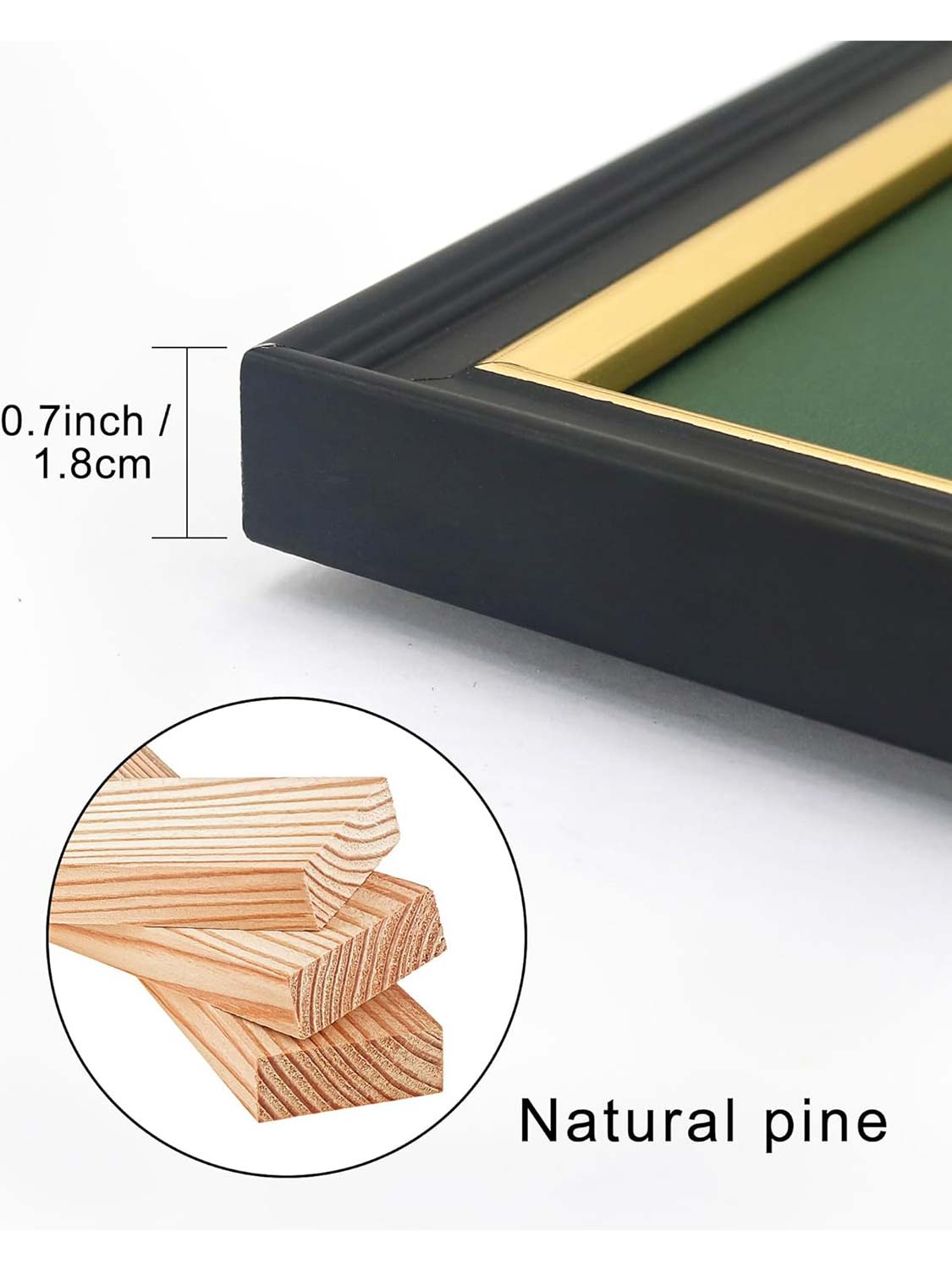 Black Regal Certificate Diploma Frames - Various Mat Colors Available